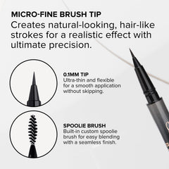 Anastasia Beverly Hills MicroStroke Brow Pen natural definition with buildable color.