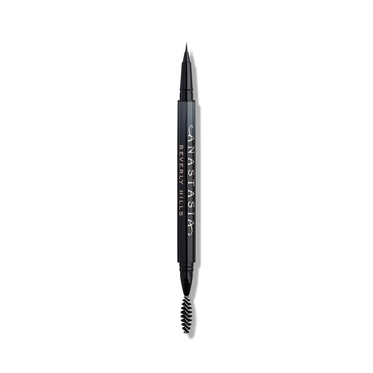 Anastasia Beverly Hills MicroStroke Brow Pen close-up showing soft brown shade for natural definition.