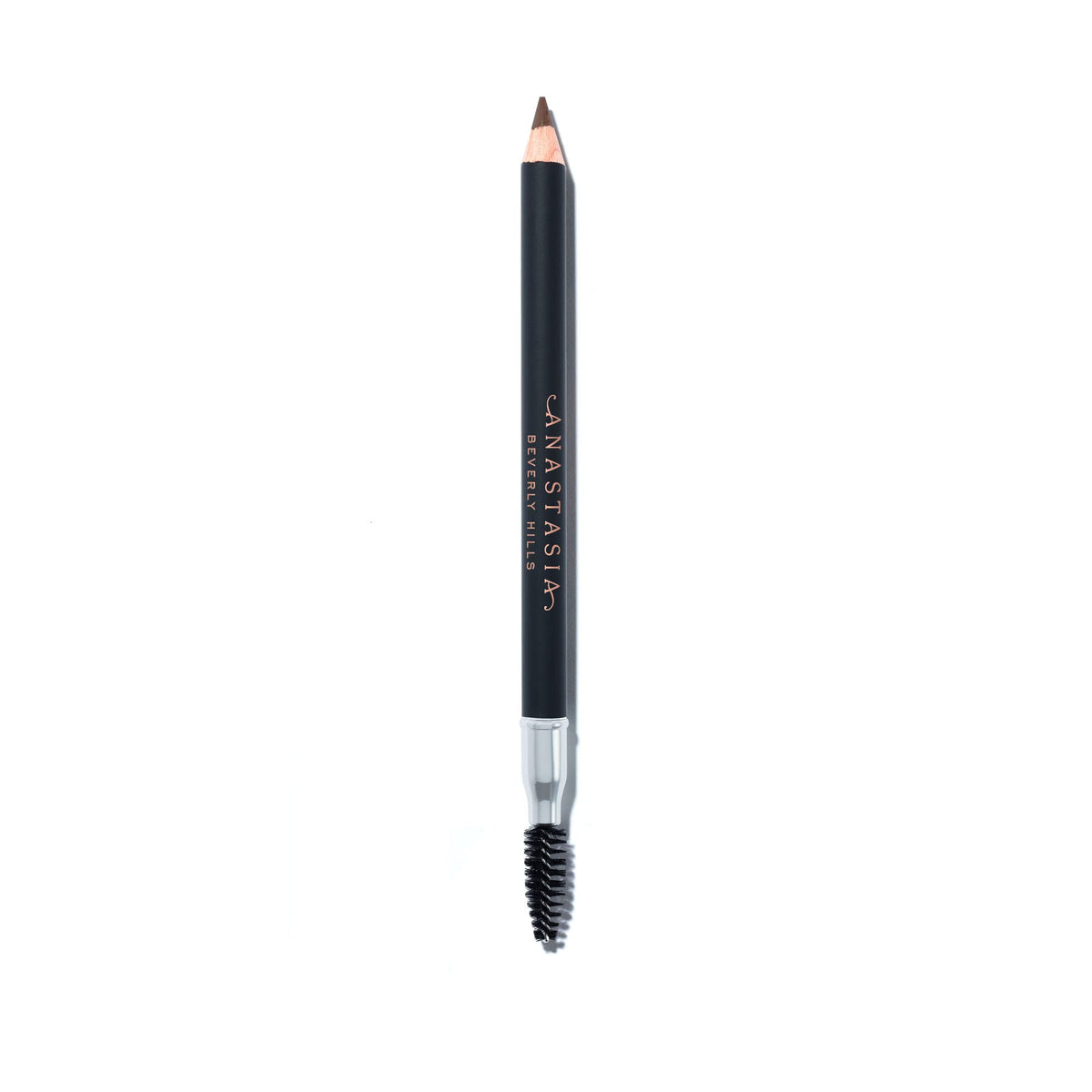 Anastasia Beverly Hills lápiz para cejas marrón suave en presentación, definiendo cejas con estilo.