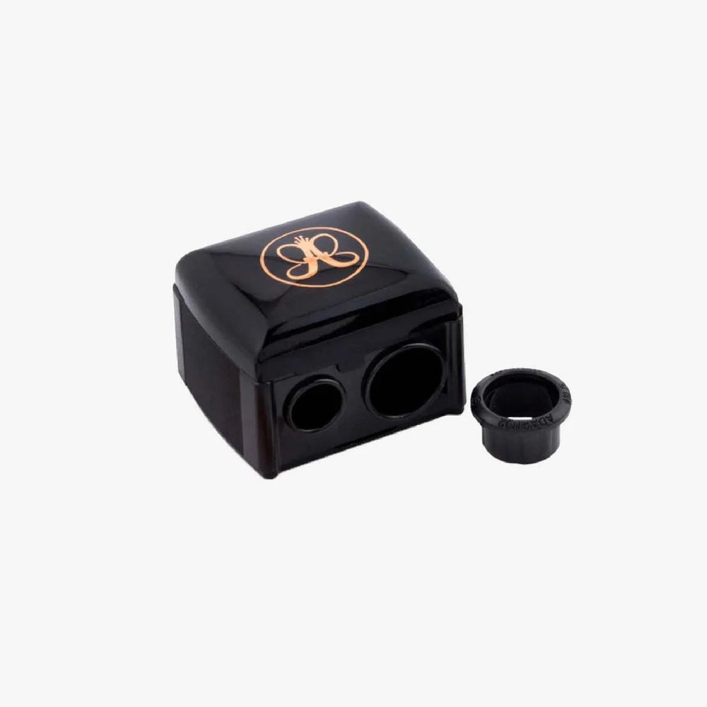 Anastasia Beverley Hills Sharpener with removable insert to switch sizes easily.
