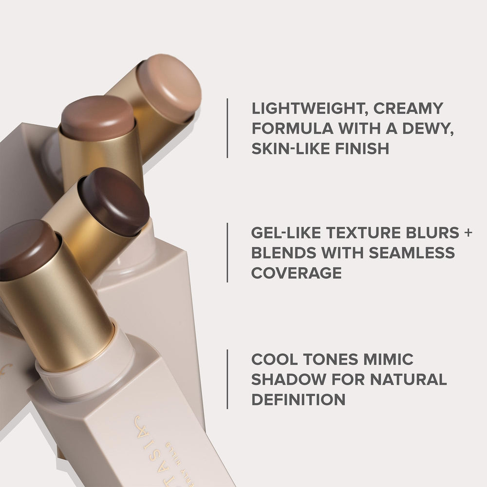 Anastasia Beverly Hills Smooth Blur Contour Stick Shadow, no-slip grip for long wear.