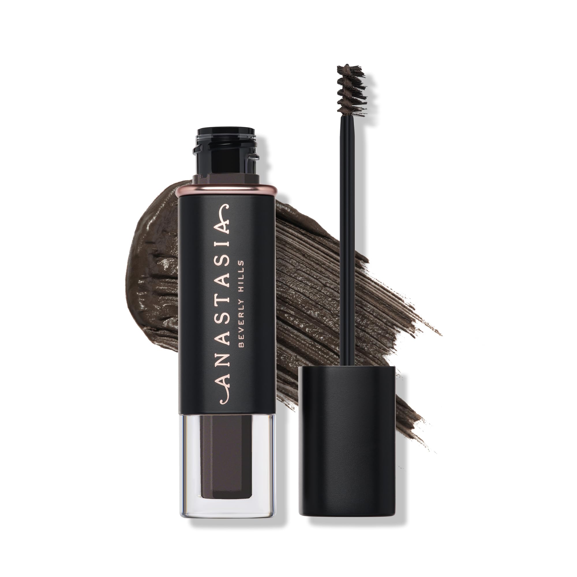 Anastasia Beverly Hills Volumizing Tinted Brow Gel Medium Brown packaging for precise brow shaping.