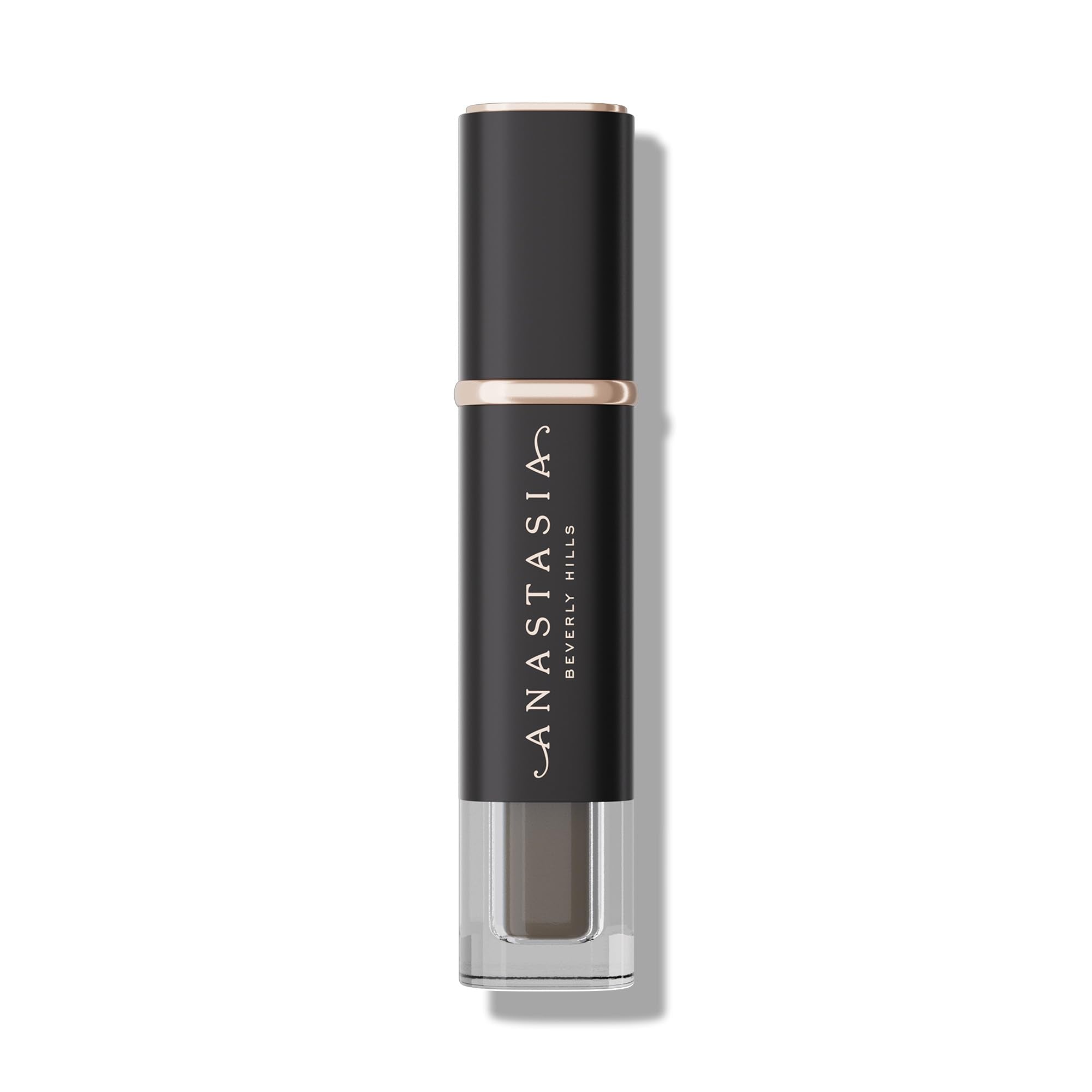 Anastasia Beverly Hills brow gel taupe applying for defined, natural brows.