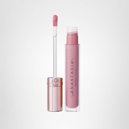 Anastasia Beverly Hills Brillo Labial Algodón de Azúcar, aroma vainilla suave para una experiencia sensorial.