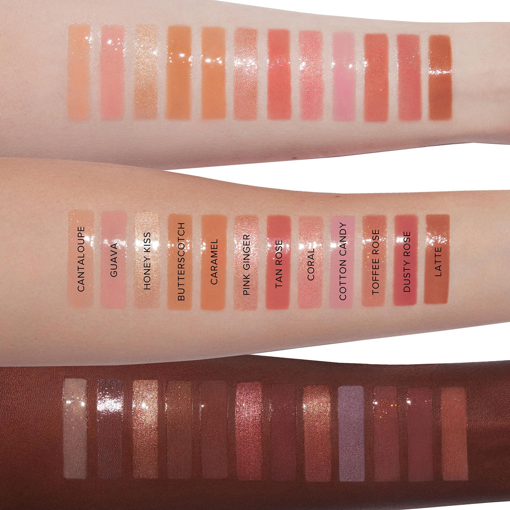 Anastasia Beverly Hills Brillo Labial Algodón de Azúcar, ideal para uso diario sin efecto pegajoso.