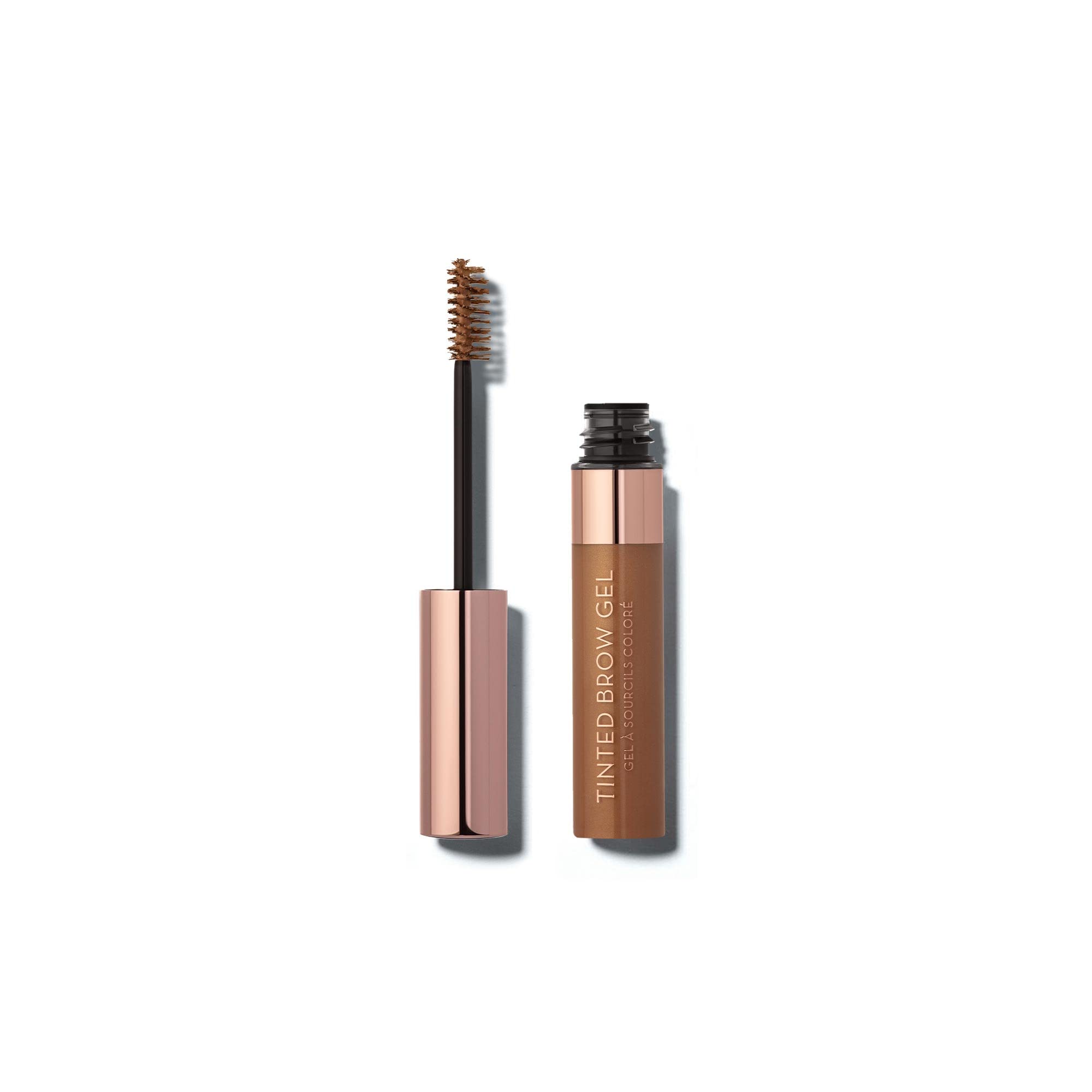Anastasia Brow Gel Tint Chocolate, empaque compacto para retoques diarios.