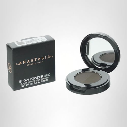 Anastasia Brow Powder Duo Ash Brown packaging and compact design for travel