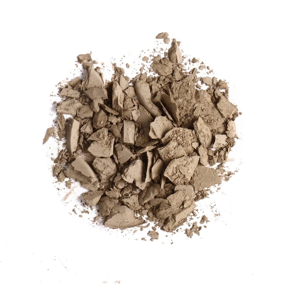 Open compact displaying two powder pans for versatile shading