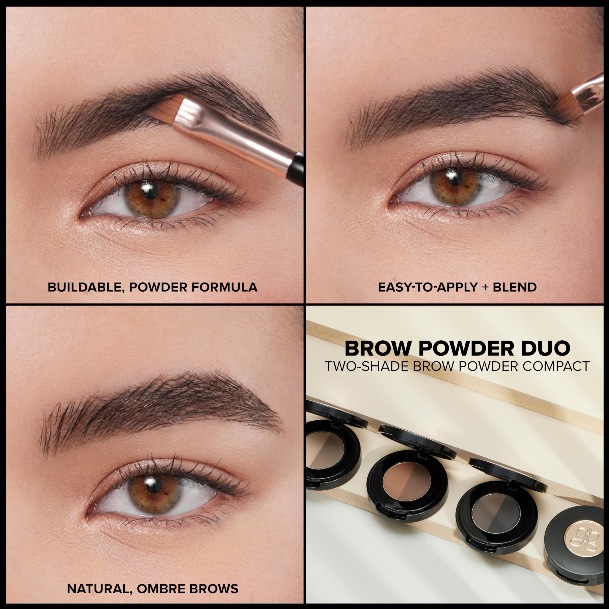 Anastasia Beverly Hills Brow Powder Duo textured powder for believable brow definition.