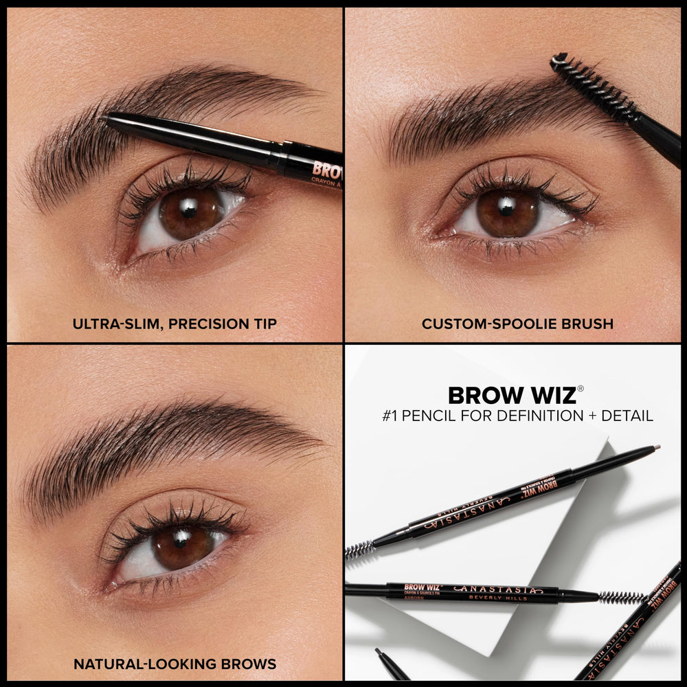 Retractable mechanism of Brow Wiz Chocolate in action