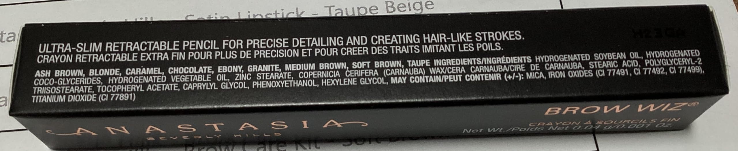 Anastasia Beverly Hills Mini Brow Wiz Marrón Suave, color duradero para un look diario.