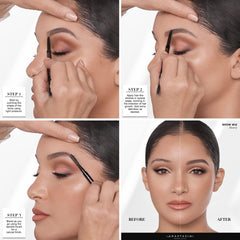 Brow Wiz Taupe wax formula mimics brow hairs and provides soft hold