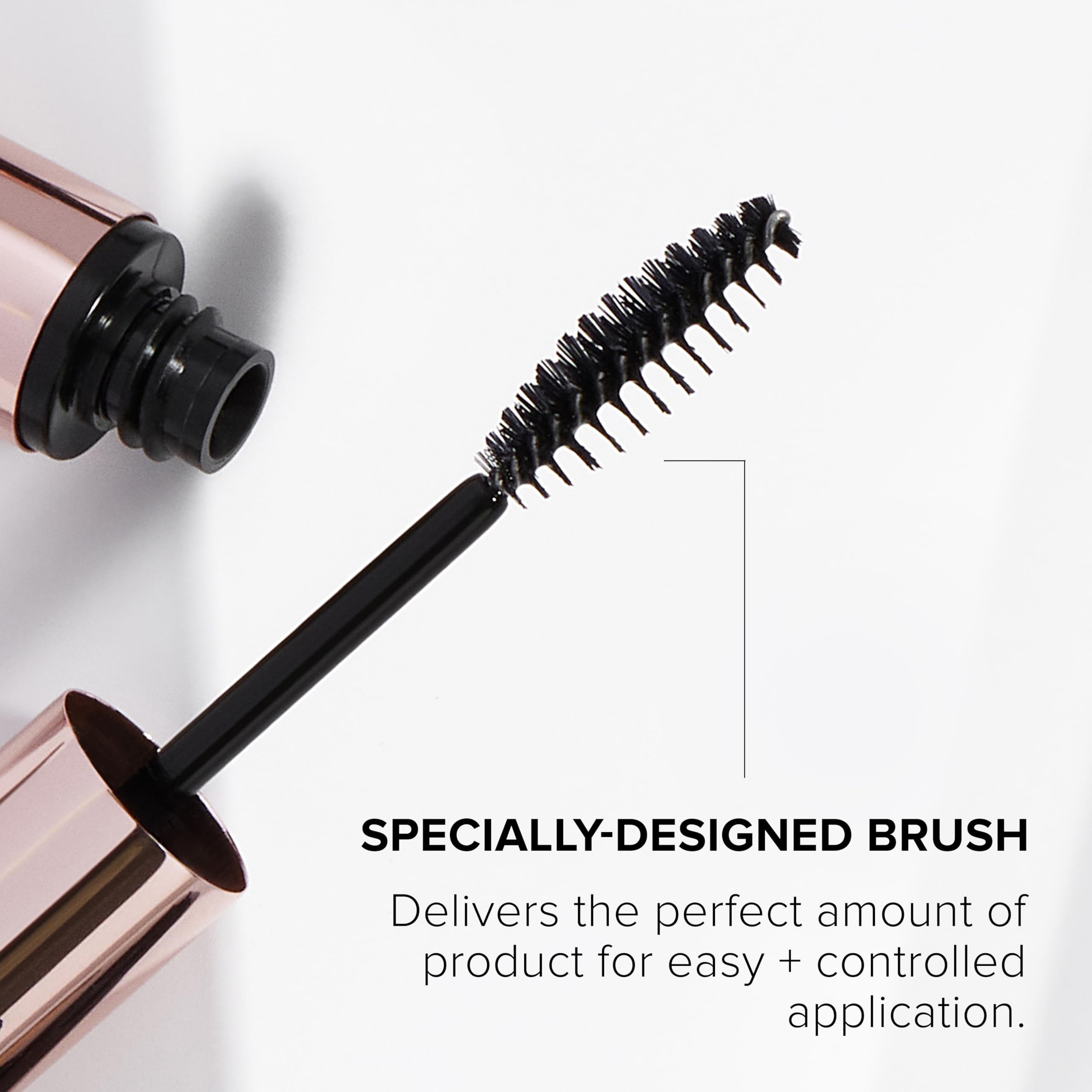 Anastasia Clear Brow Gel swatch showing a transparent finish on skin.