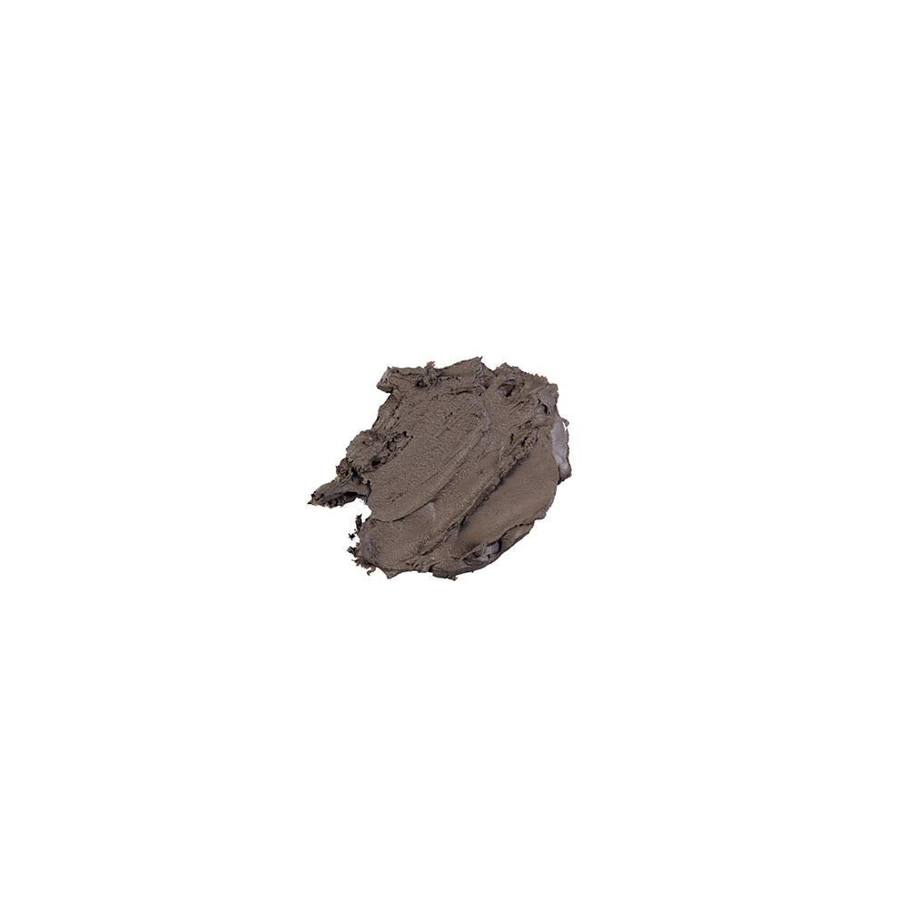 Taupe DIPBROW jar packaging shows long-lasting, waterproof formula for defined brows.