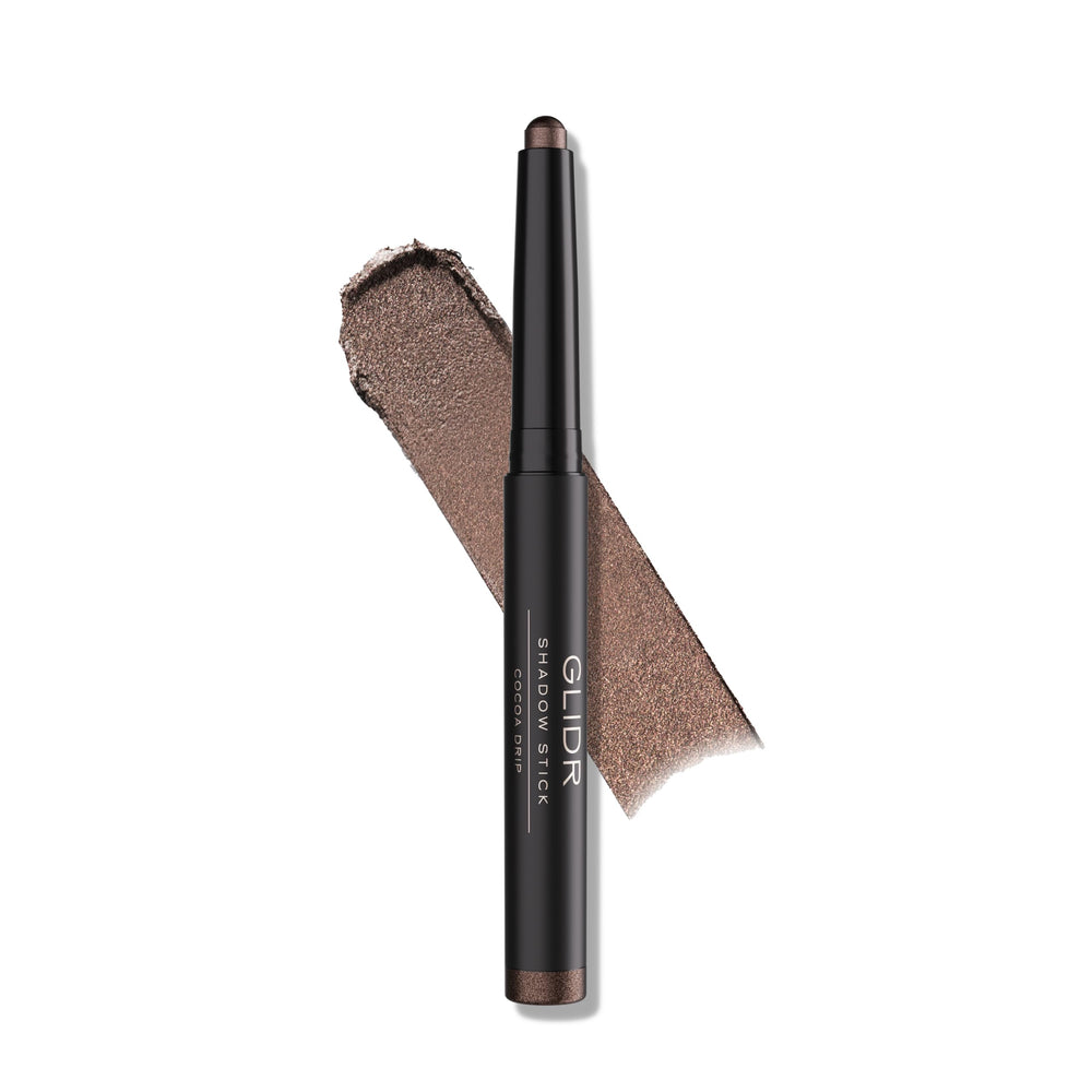 Anastasia Beverly Hills GLIDR Shadow Stick Cocoa Drip closeup shows rich pigment.