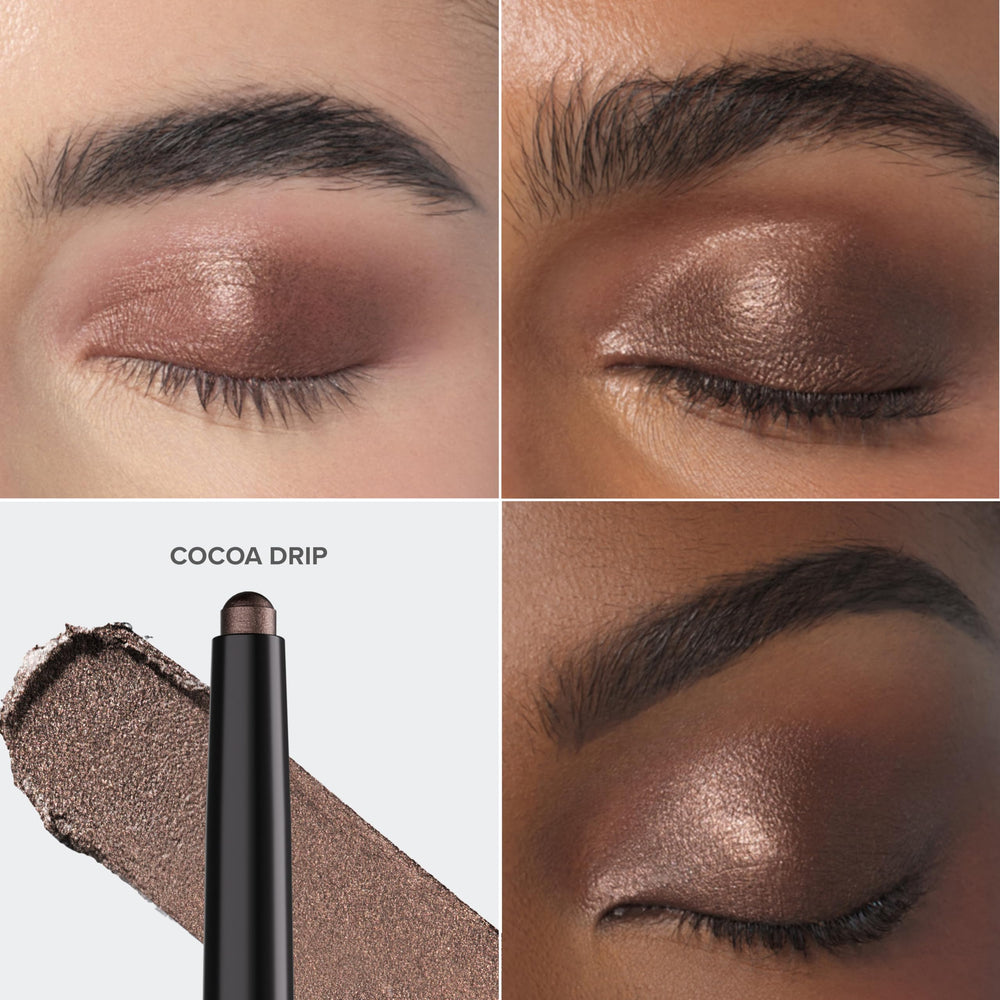 Anastasia Beverly Hills GLIDR Shadow Stick Cocoa Drip swatch reveals bold color.
