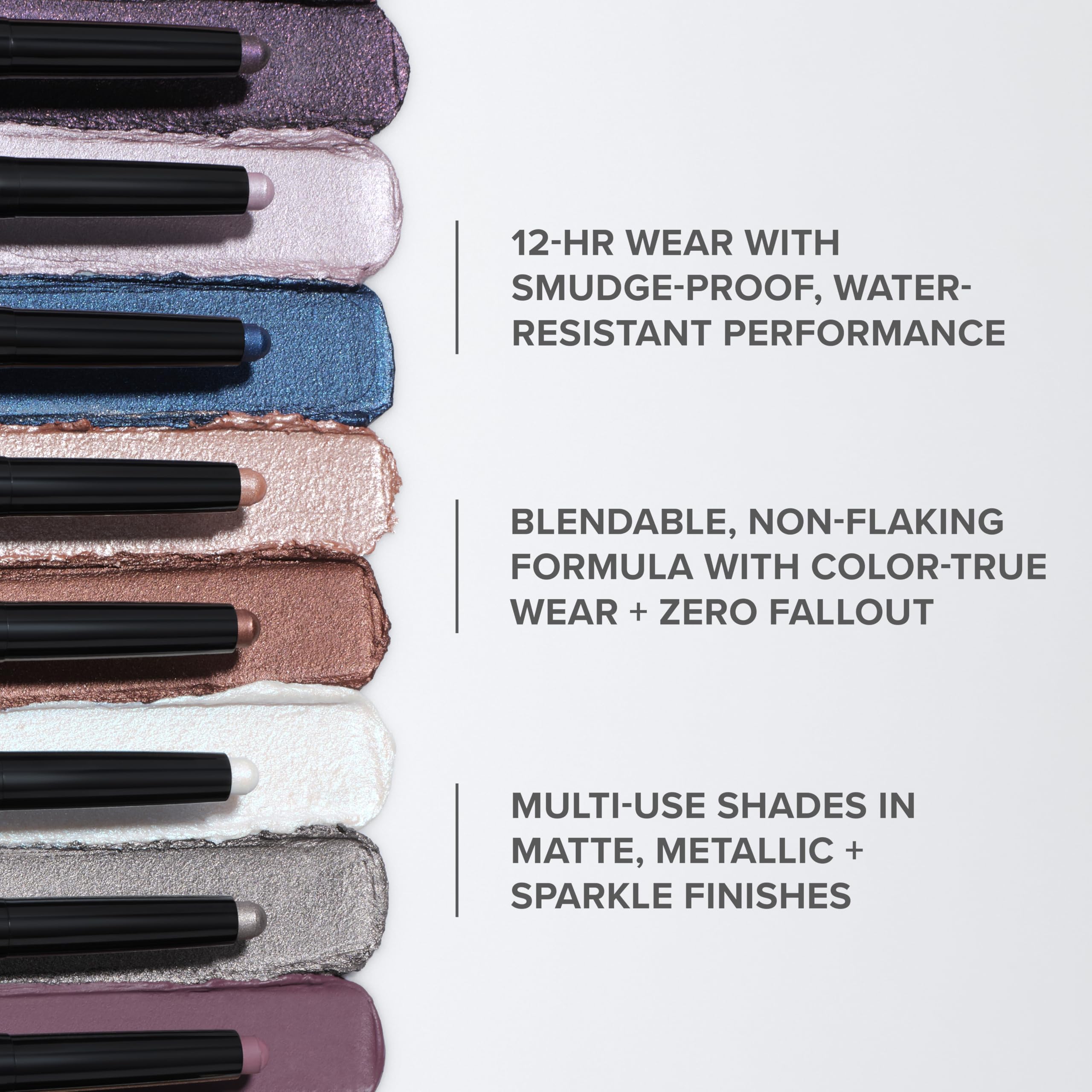 Anastasia Beverly Hills GLIDR Shadow Stick Cocoa Drip waterproof formula stands up outdoors.