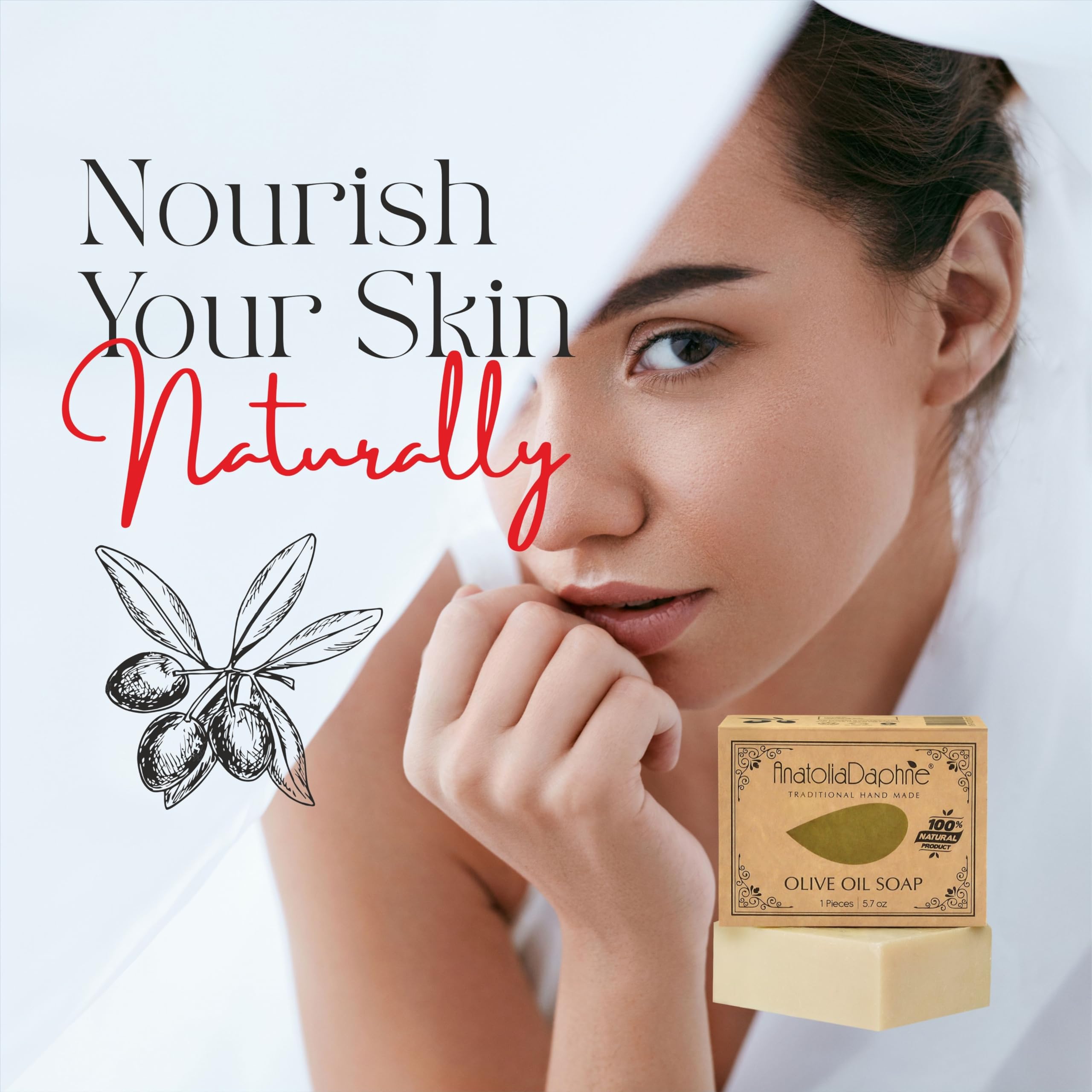 AnatoliaDaphne soap bars Lather—rich bubbles for bath and shower.