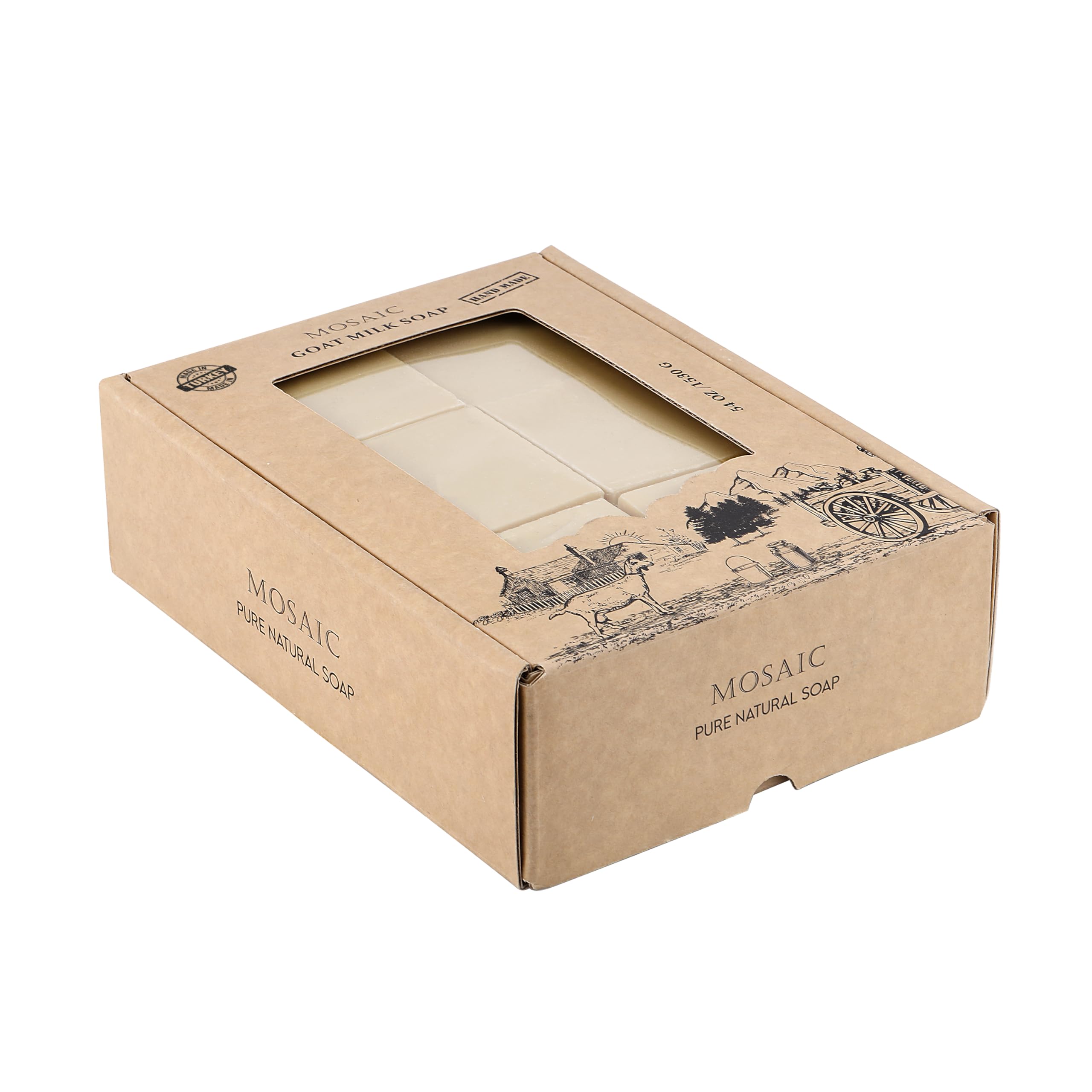AnatoliaDaphne soap bars pack on display demonstrating value and long-lasting cleansing.