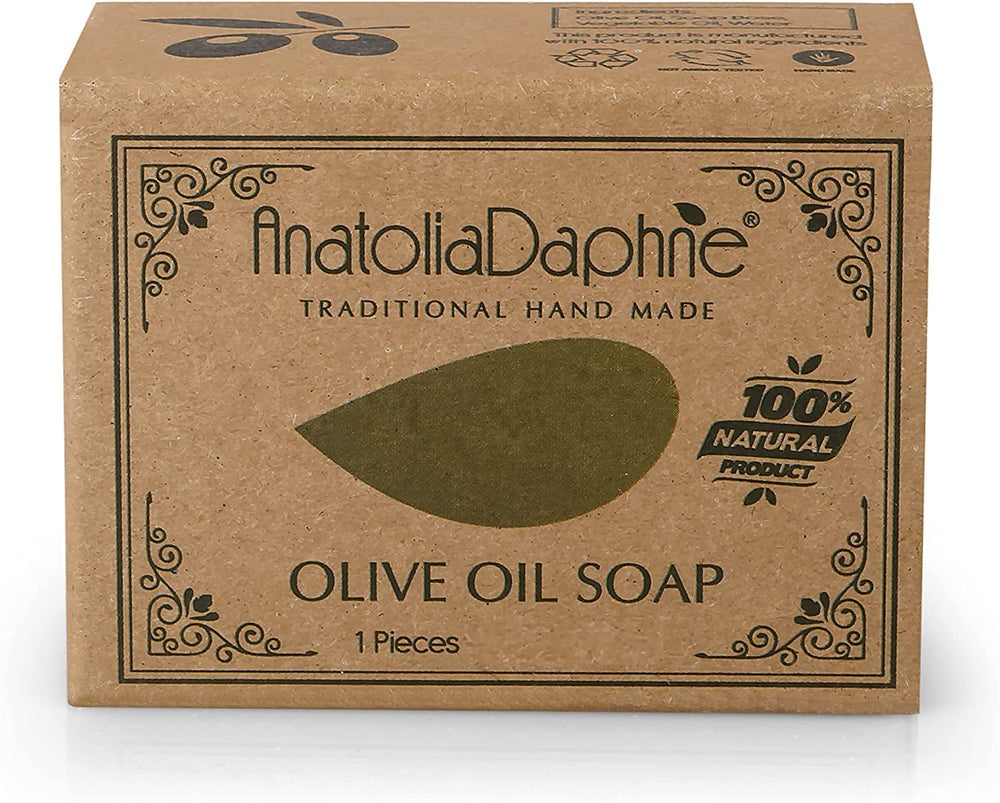 AnatoliaDaphne handmade soap closeup—natural ingredients and traditional techniques.