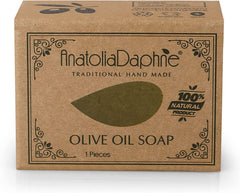 AnatoliaDaphne handmade soap closeup—natural ingredients and traditional techniques.