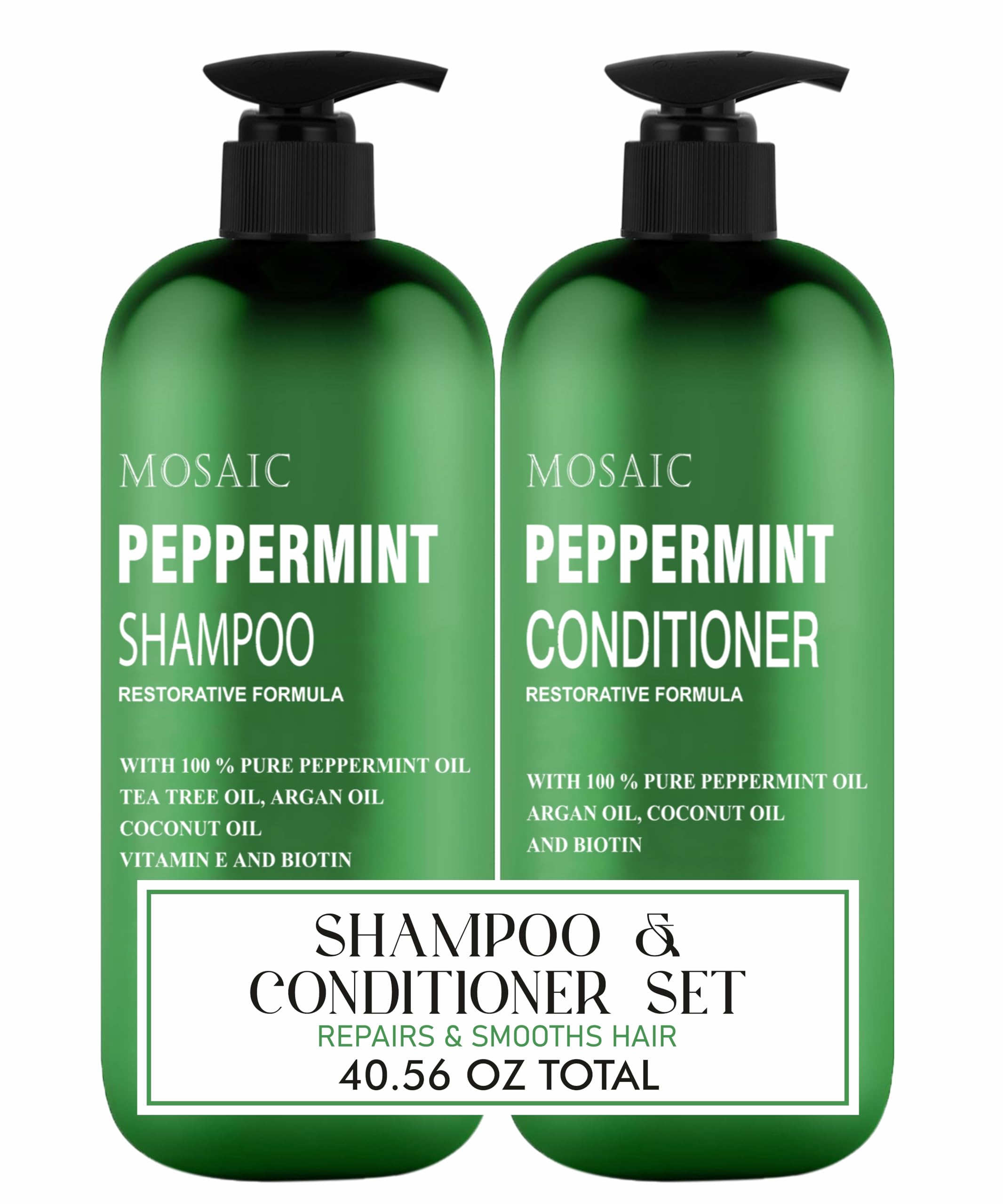 AnatoliaDaphne Peppermint Oil Shampoo bottle promoting refreshed scalp and healthier hair