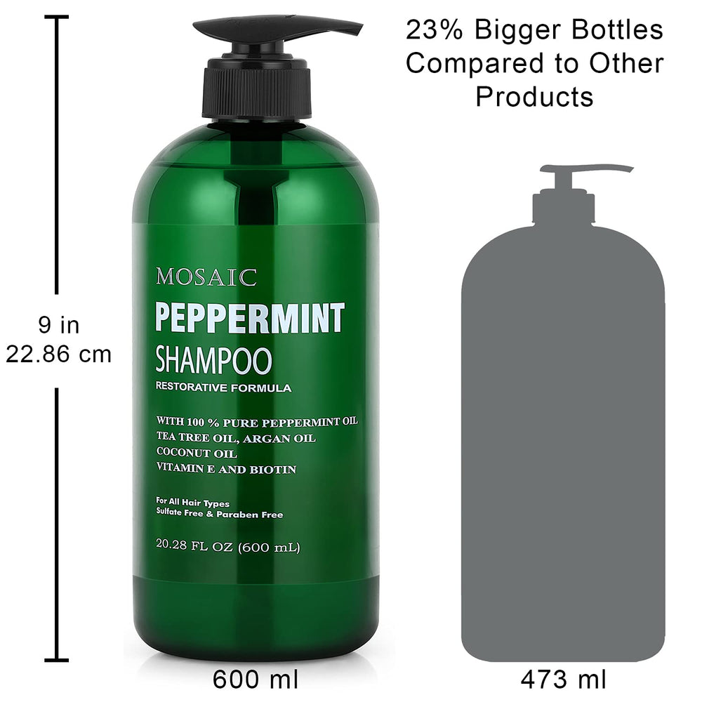 AnatoliaDaphne Peppermint Shampoo lathering in a shower scene