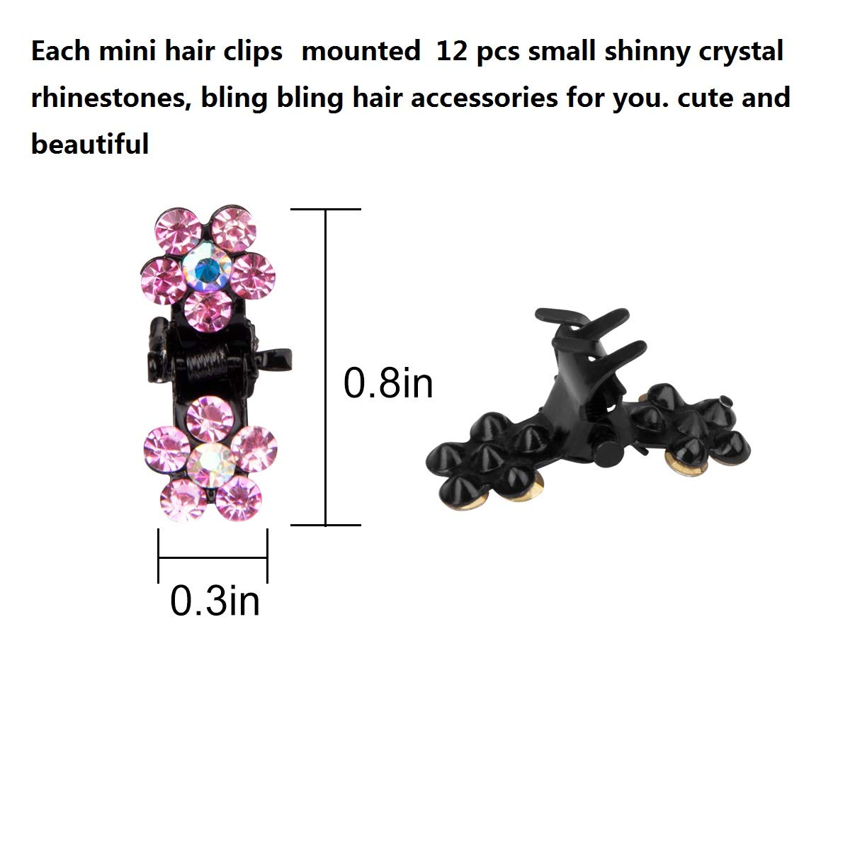 ANBALA clips are gift-ready for women and girls with vibrant colors.