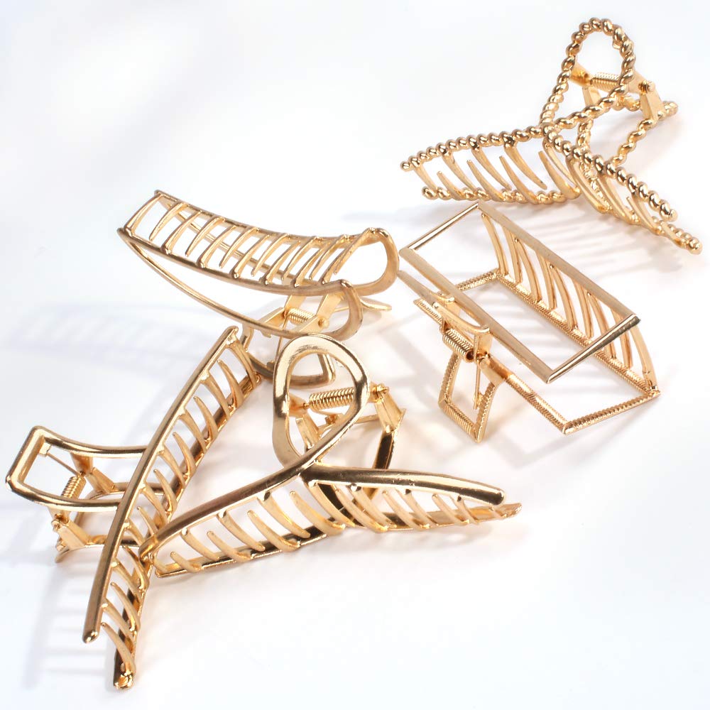 ANBALA gold hair clip set pack ready for daily use and travel
