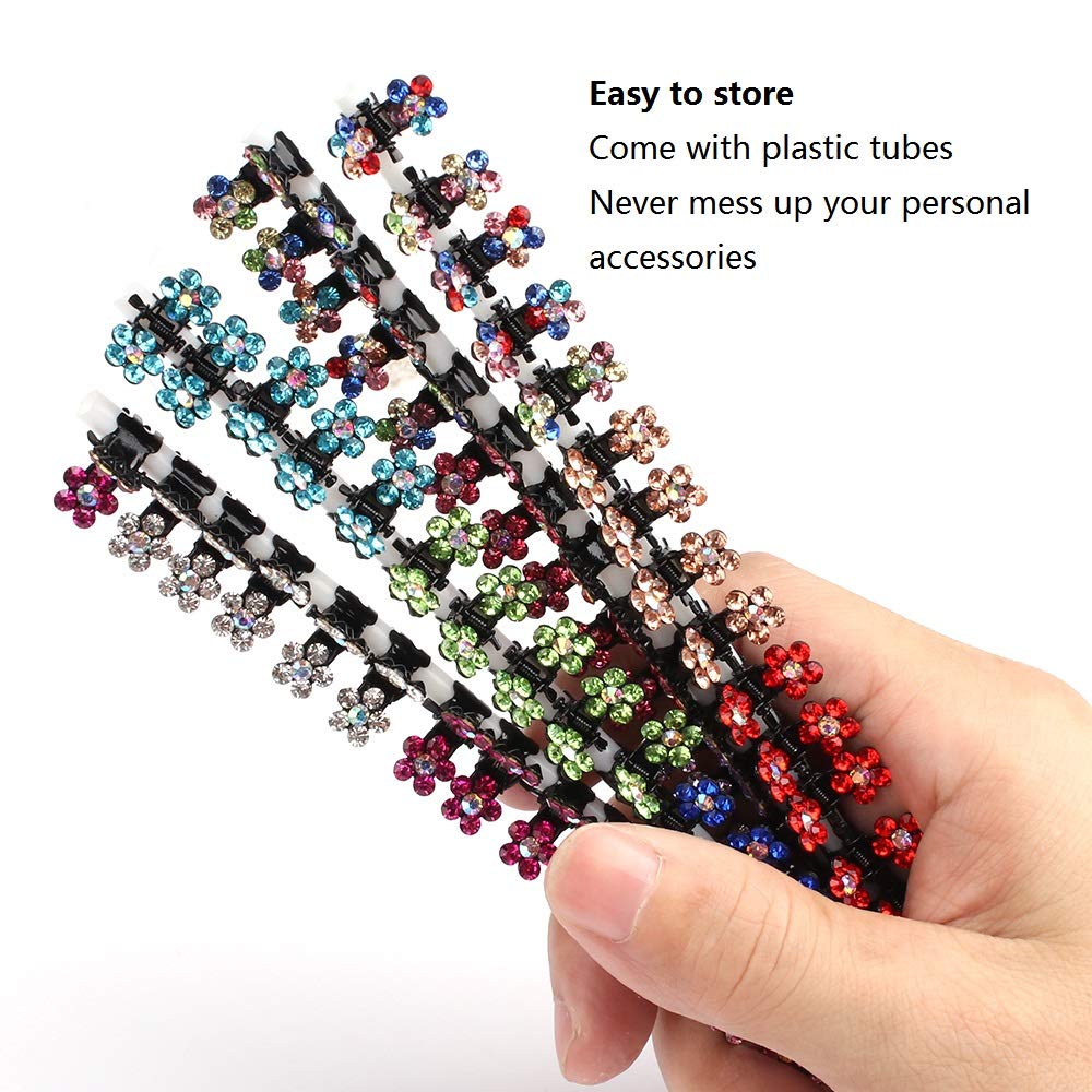 ANBALA mini clip storage tubes keep clips organized and mess-free.