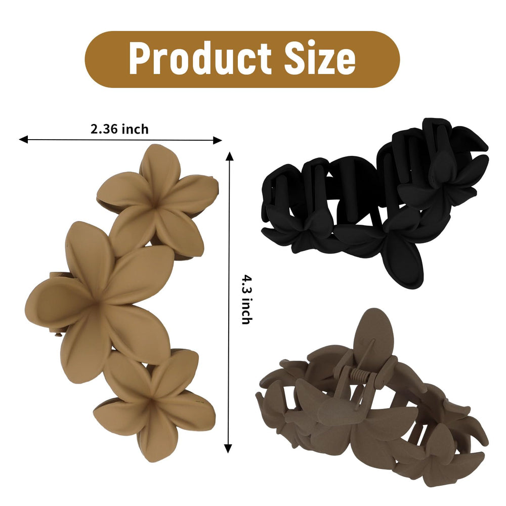 ANBALA clip flor plumeria hawaiana forma floral para estilos de playa