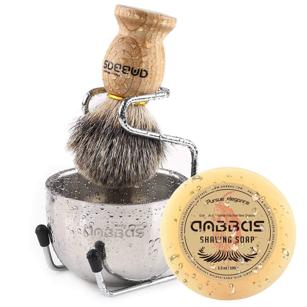 Anbbas gift set for wet shaving enthusiasts offers a complete grooming routine