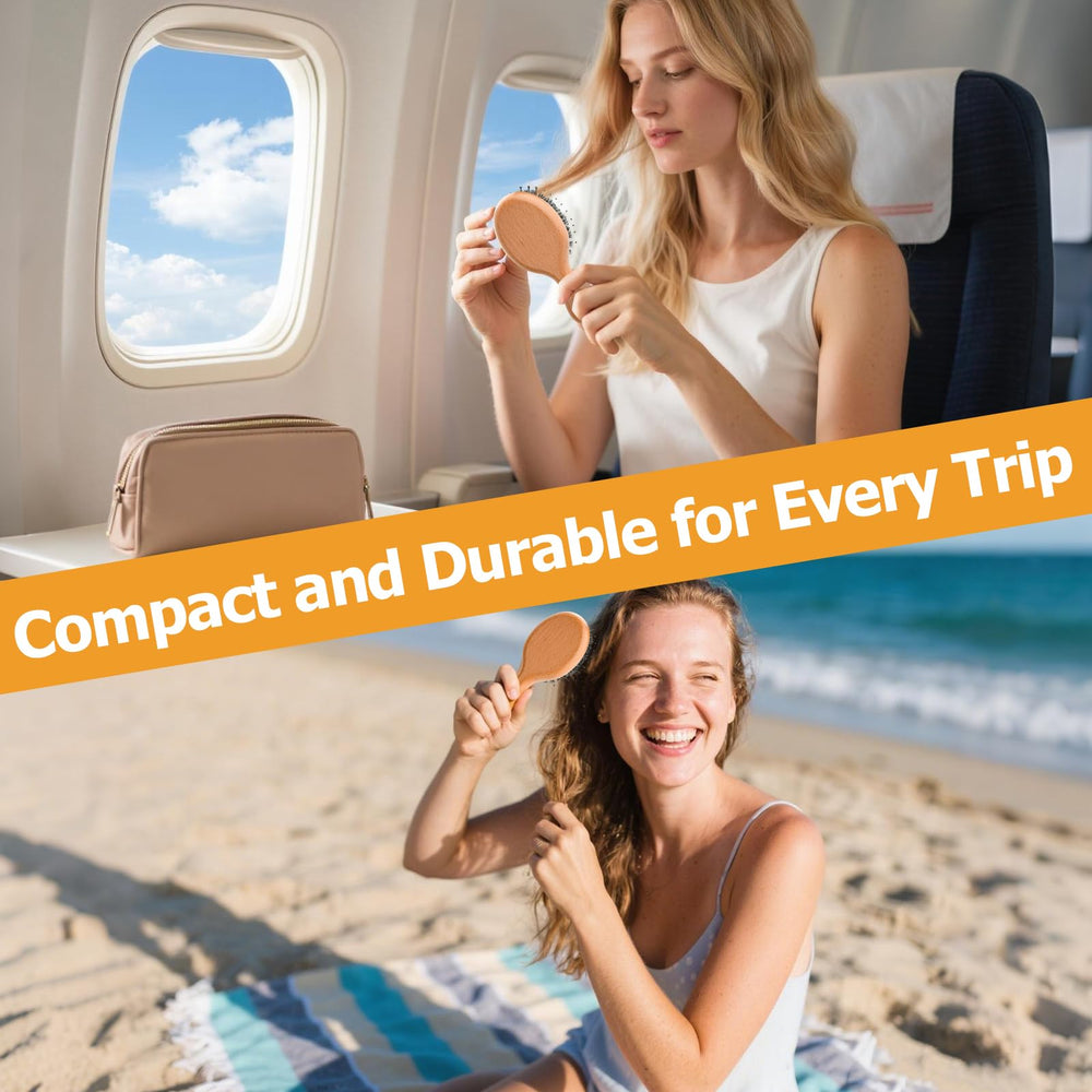Ancable gift-ready mini brush ideal for holidays or birthdays.