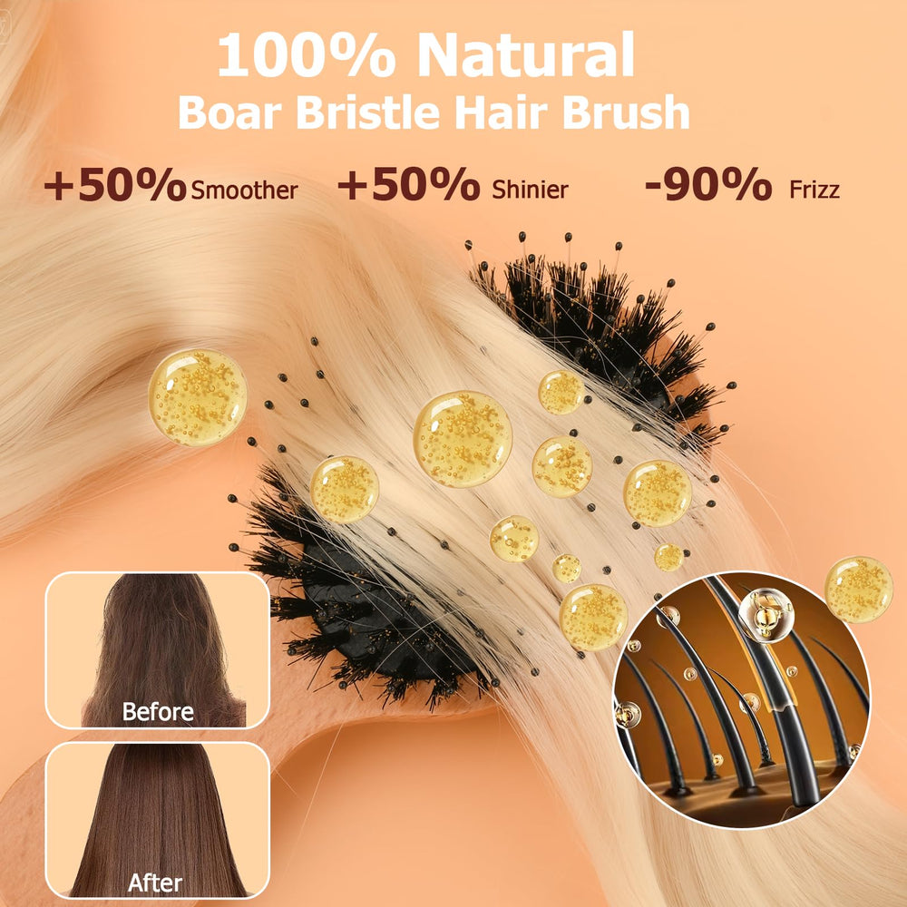 Ancable tear-free brush designed for kids' hair care.
