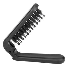 Ancable travel folding hair brush closed for on-the-go portability