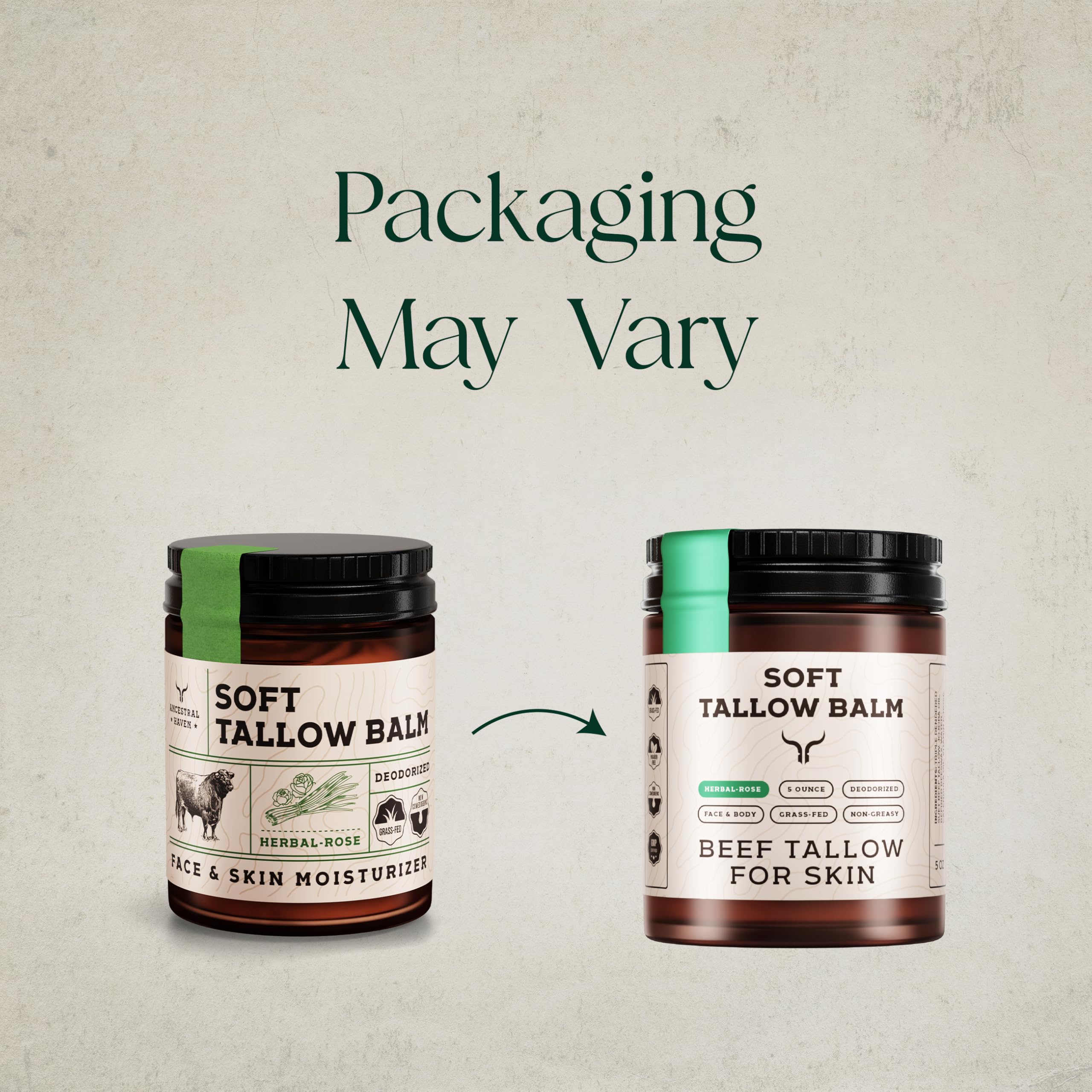 Ancestral Haven soft silky tallow moisturizer jar for daily use