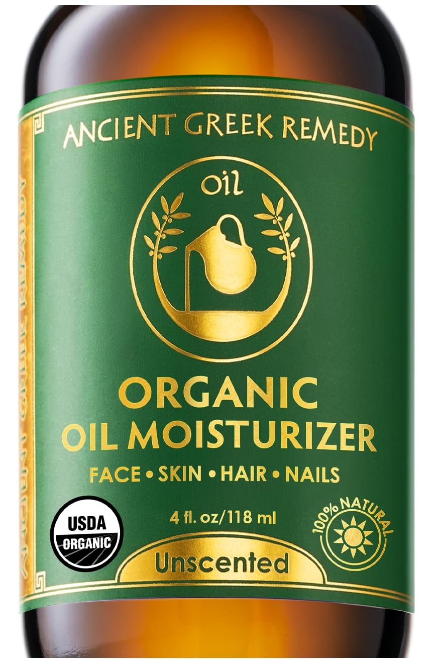 Aceite facial sin aroma de Ancient Greek Remedy para hidratación suave.