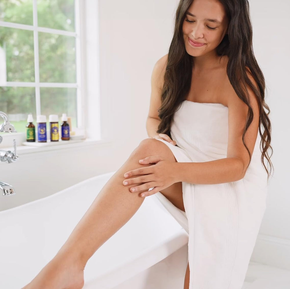 Spa en casa con lavanda de Ancient Greek Remedy para un baño reconfortante.