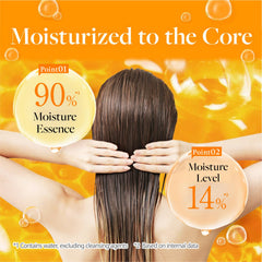 & Honey Deep Moist argan oil drop underscores nourishment for healthier hair