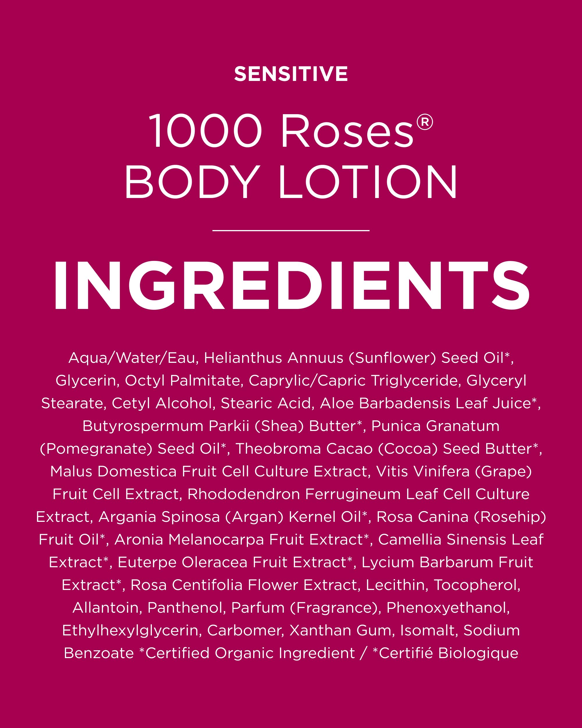 Andalou Naturals 1000 Roses lotion rose scent visual suggests gentle aromatherapy