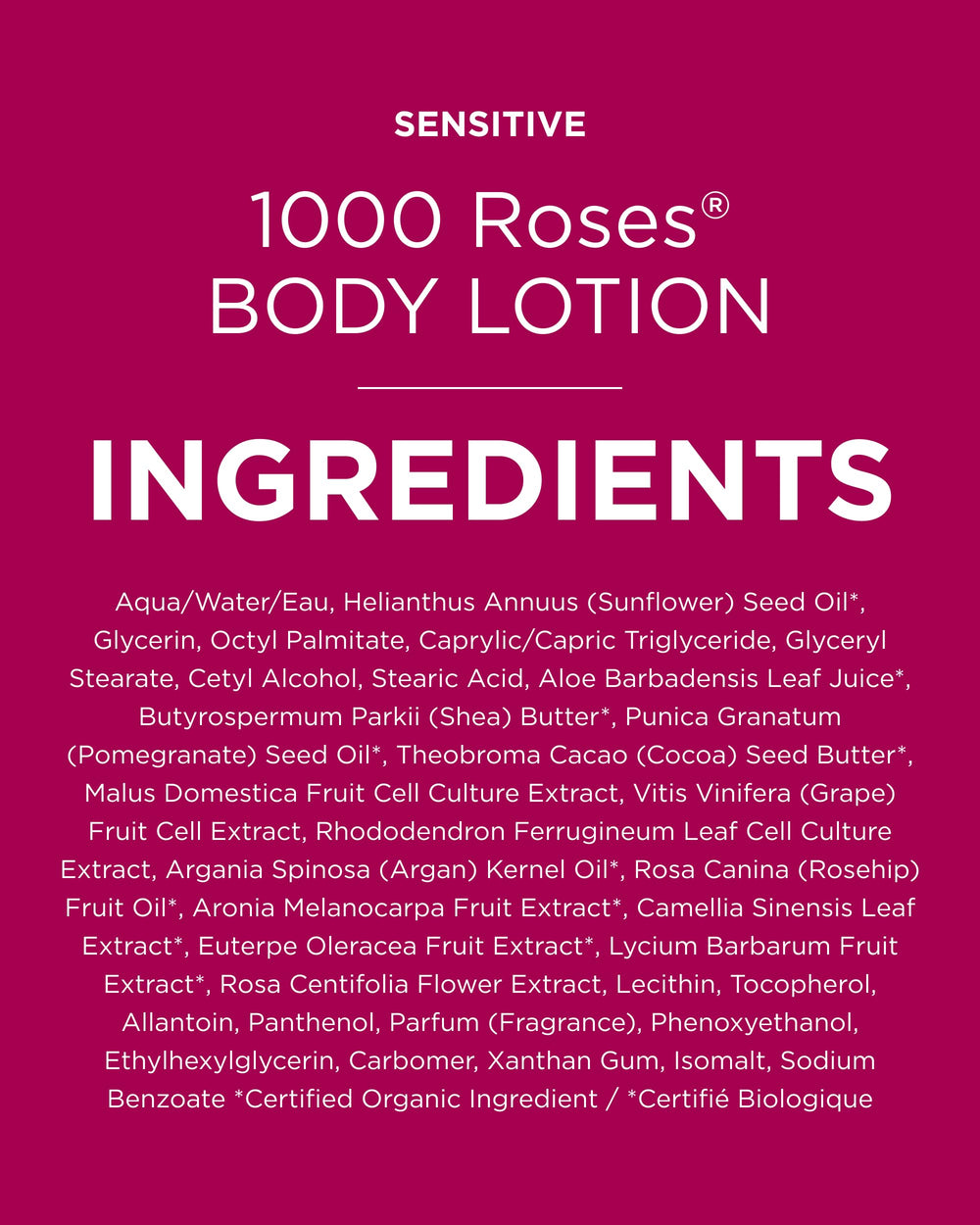 Andalou Naturals 1000 Roses lotion rose scent visual suggests gentle aromatherapy