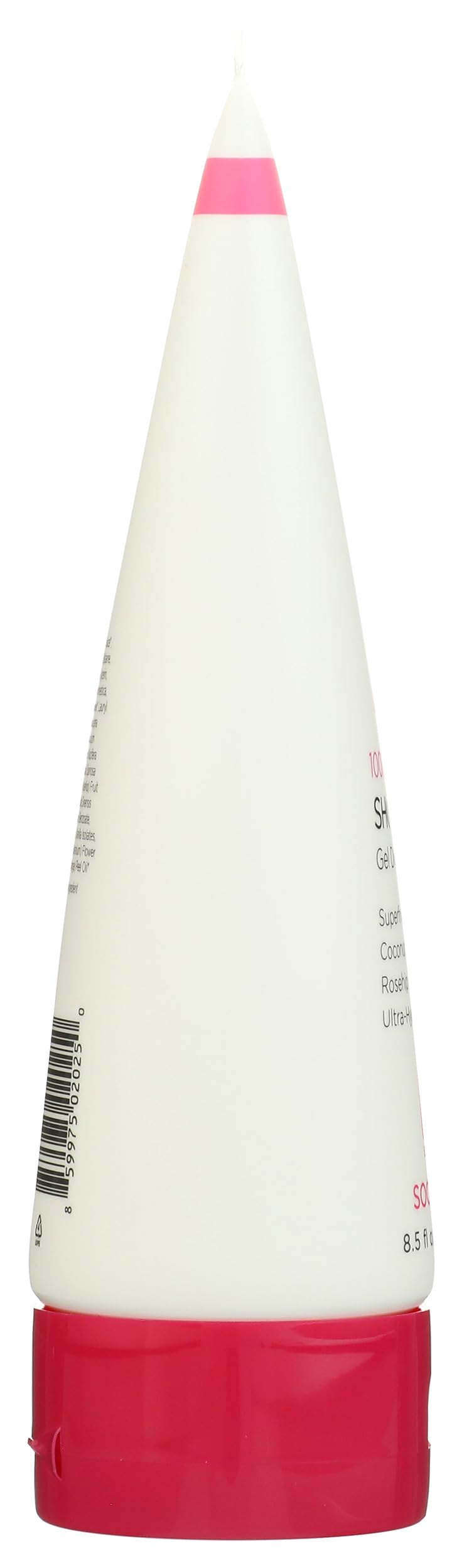 Andalou Naturals 1000 Roses shower gel lather and foam forming during wash