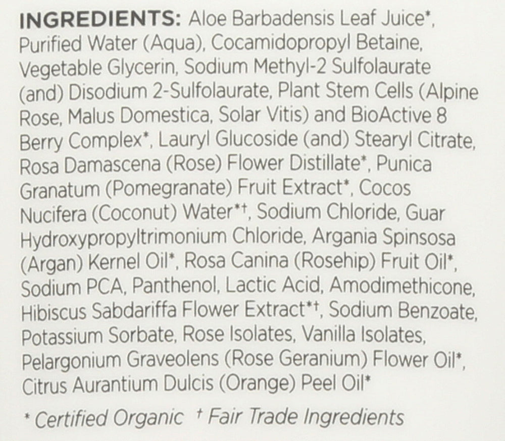 Andalou Naturals 1000 Roses shower gel with rosehip and argan oil blend for softness