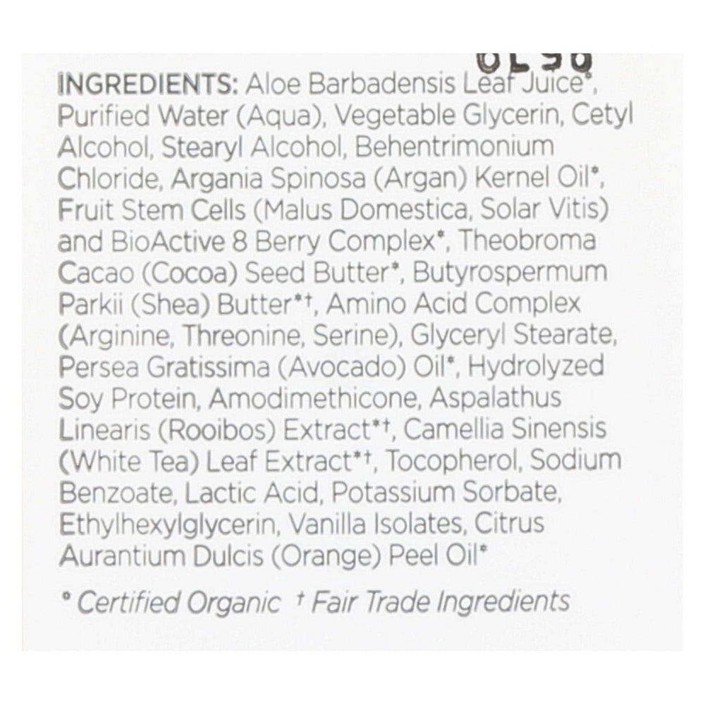 Acondicionador Andalou Naturals con aceite de aguacate para cabello suave.