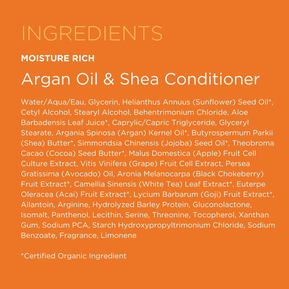 Acondicionador para definir rizos y reducir el frizz con Andalou Naturals.