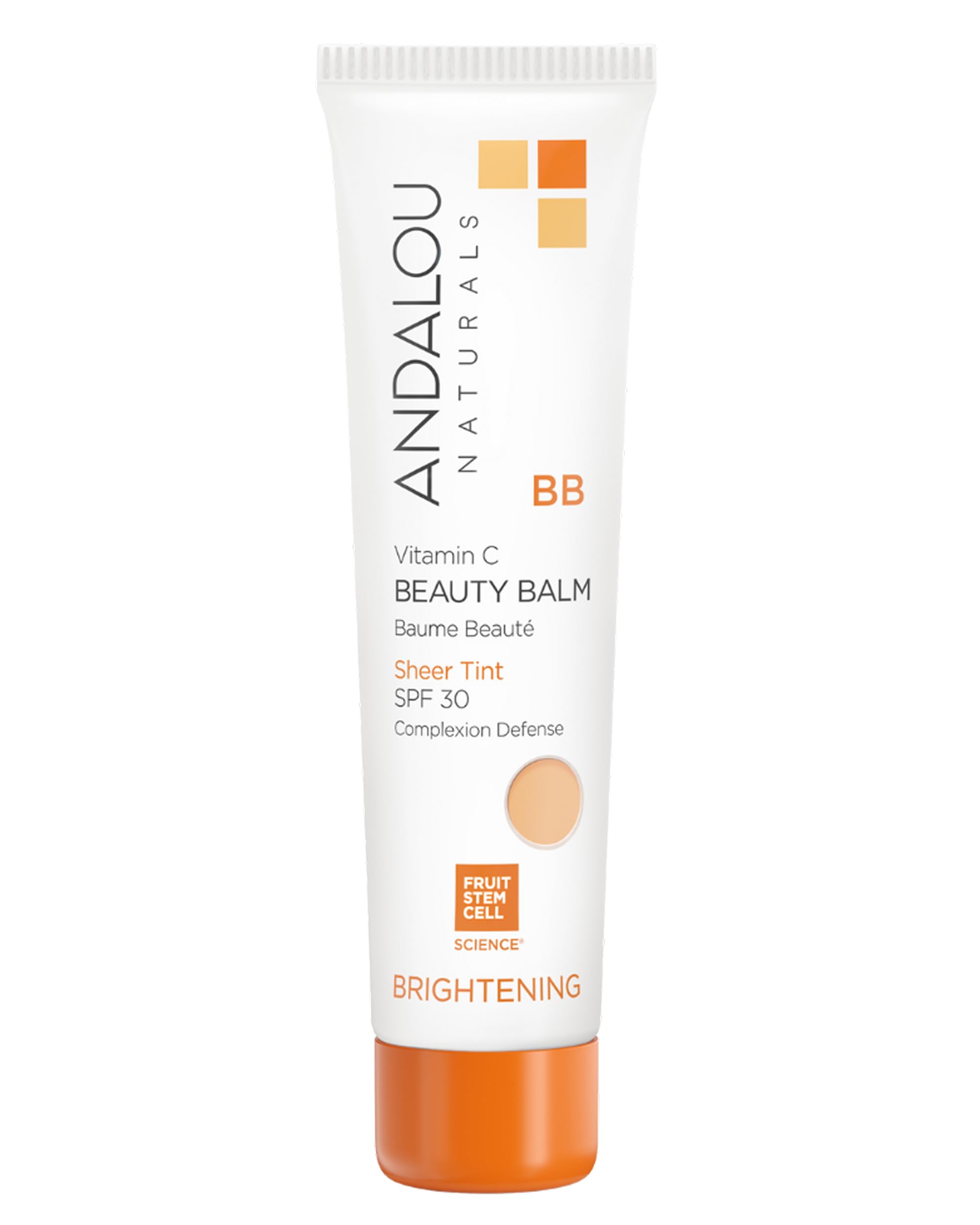 Andalou Naturals bálsamo todo-en-uno con FPS 30 para uso diario.