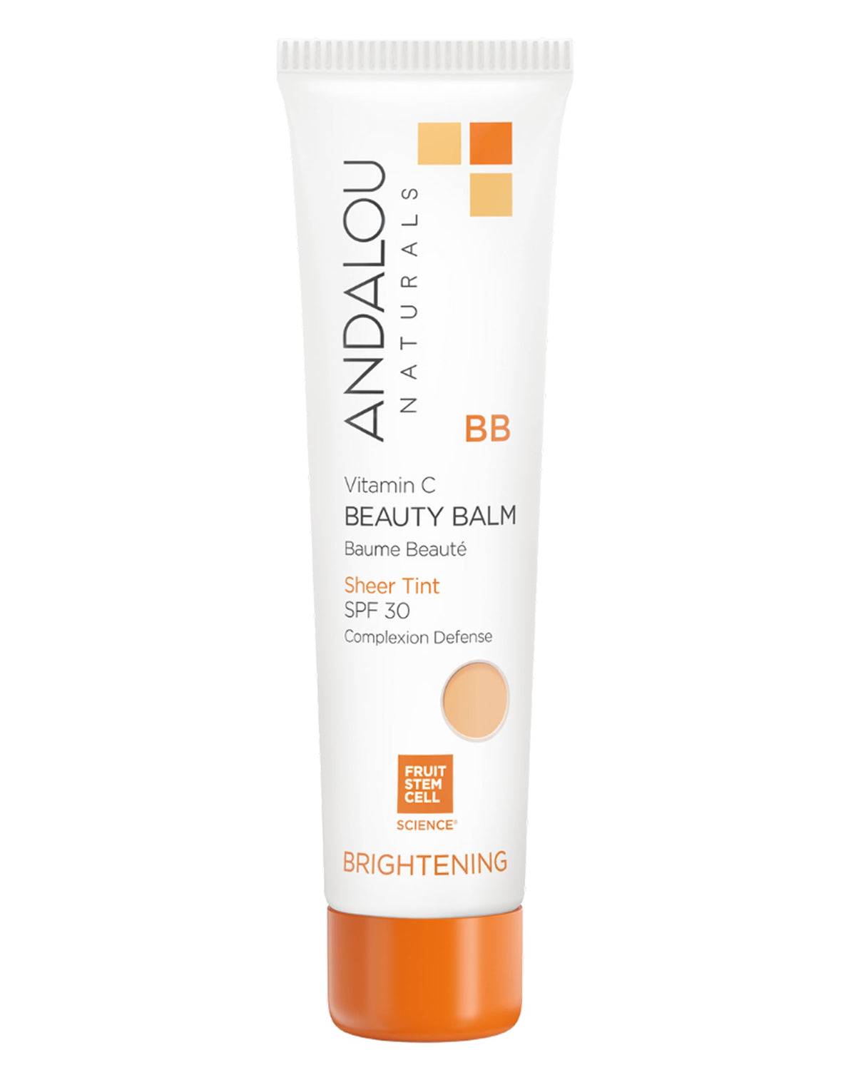 Andalou Naturals bálsamo todo-en-uno con FPS 30 para uso diario.