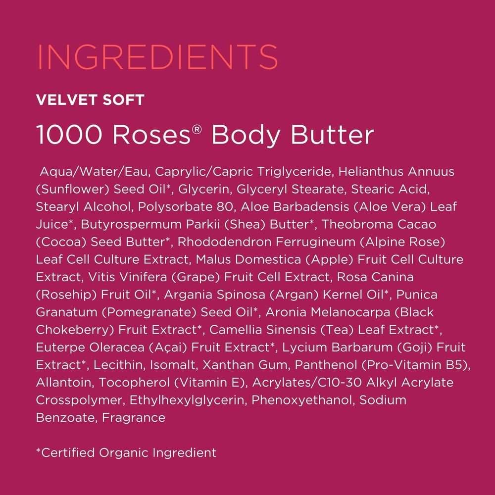 Andalou Naturals Body Butter rose stem cells promote renewal during daily care