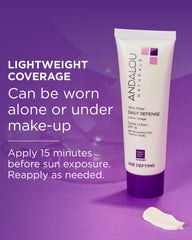 Botella de 2-7 oz de Andalou Naturals, presentación clara para compra fácil.
