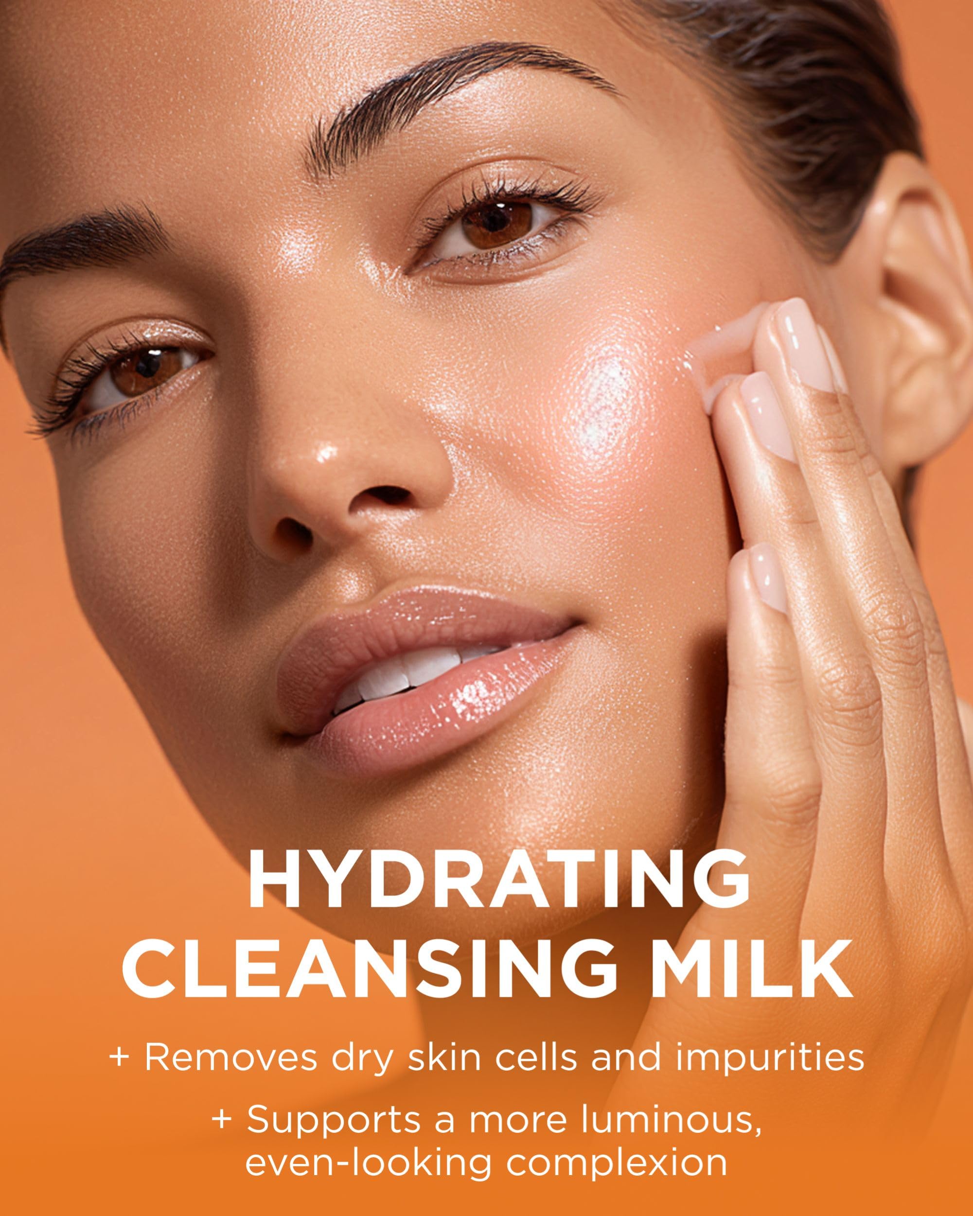 Andalou Naturals Limpiador Cremoso Limón Meyer con espuma suave para piel limpia.